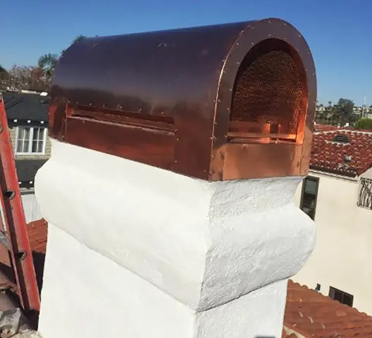 Stainless Steel & Copper Top Chimney Caps Placentia, CA